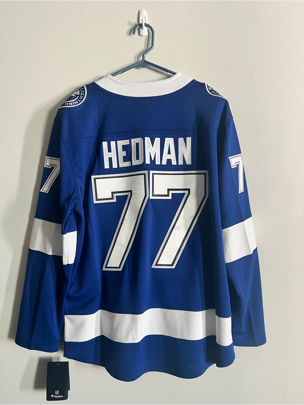 Fanatics Tampa Bay Lightning Victor Hedman #77 Jersey - Large (52) - NWT